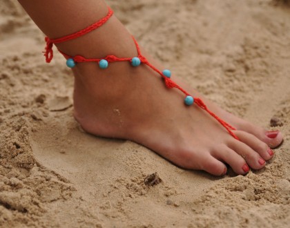 Nude shoes Foot jewelry