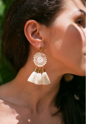 Dream catcher earrings