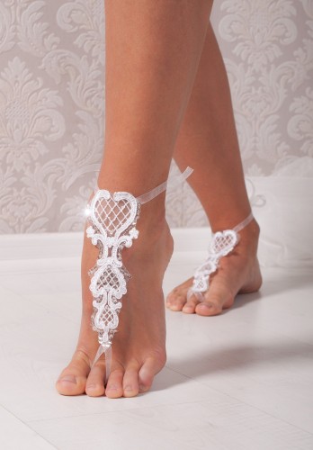 Giselle Lace barefoot sandals