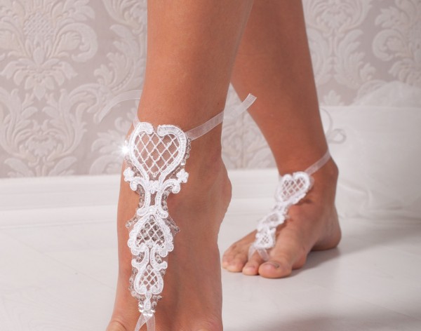 Giselle Lace barefoot sandals