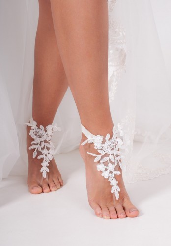 Laurel Lace barefoot sandals