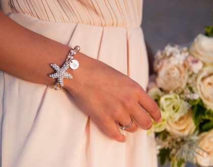 Starfish rose gold bracelet